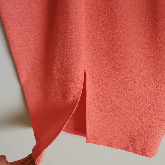 H&M High Neck Racerback Fitted Midi Sheath Dress - Picture 4 of 5